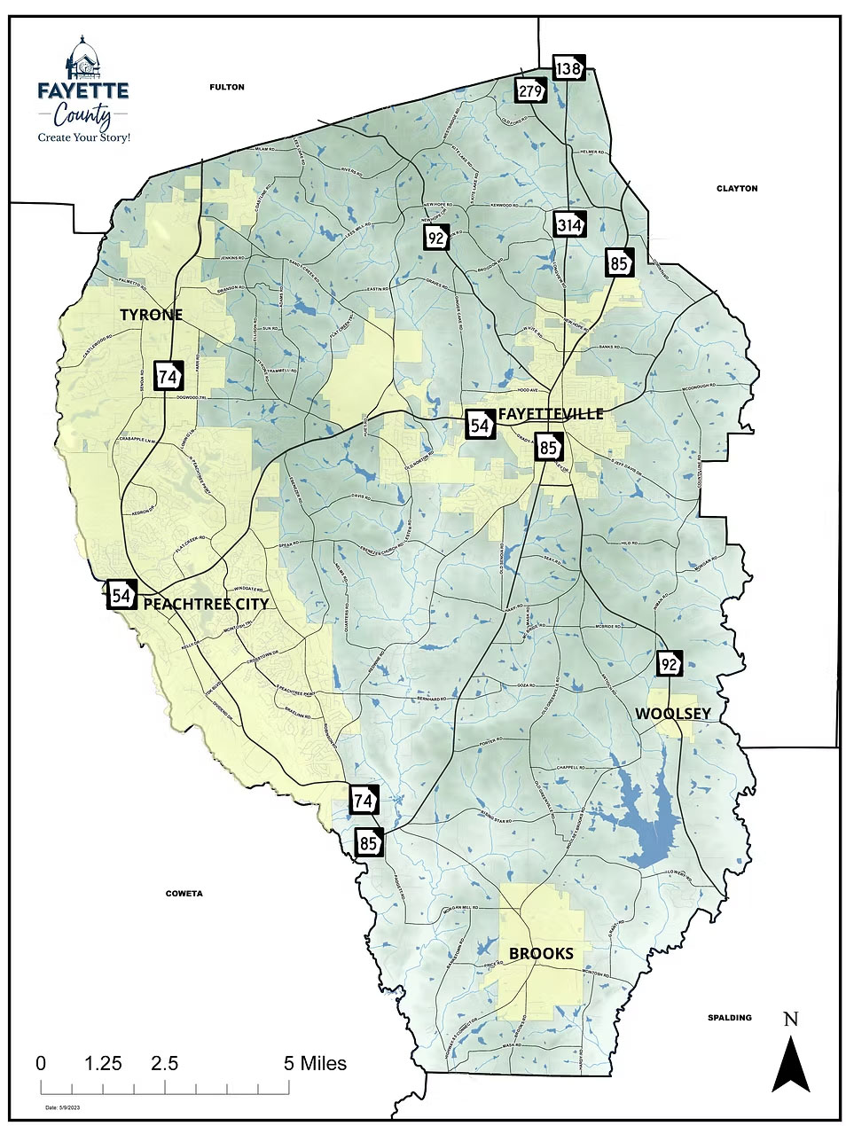 Fayette Map